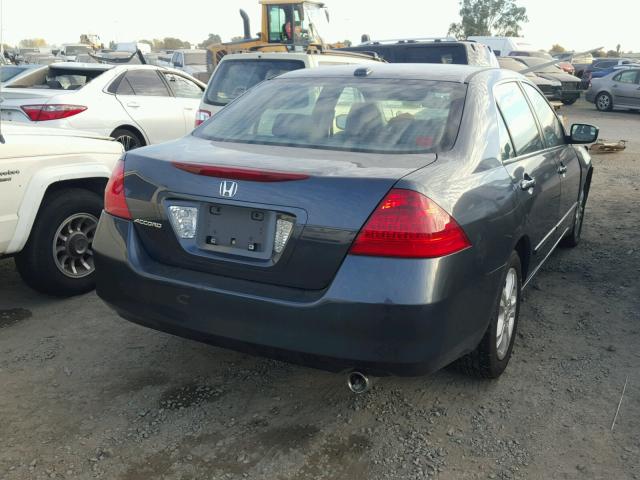 1HGCM56876A160330 - 2006 HONDA ACCORD EX GRAY photo 4