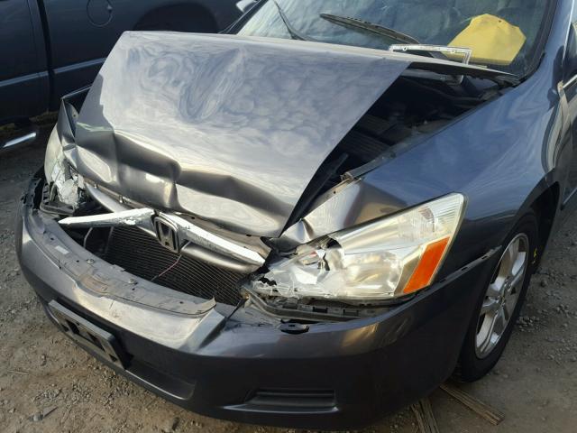 1HGCM56876A160330 - 2006 HONDA ACCORD EX GRAY photo 9