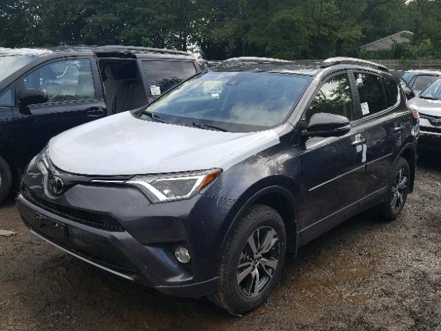 JTMRFREV6JJ737052 - 2018 TOYOTA RAV4 ADVEN CHARCOAL photo 2