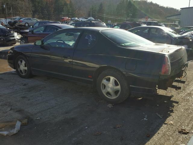 2G1WX12K0Y9238452 - 2000 CHEVROLET MONTE CARL BLACK photo 3