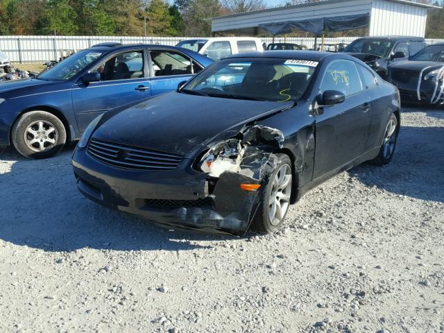 JNKCV54E63M206758 - 2003 INFINITI G35 BLACK photo 2