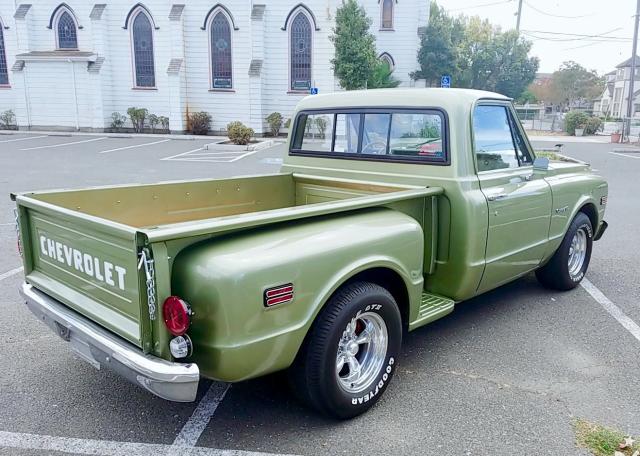 CCS142F370182 - 1972 CHEVROLET CUSTOM 10 GREEN photo 4