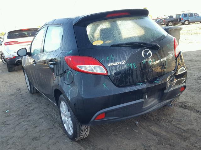 JM1DE1HY6B0101260 - 2011 MAZDA MAZDA2 BLACK photo 3