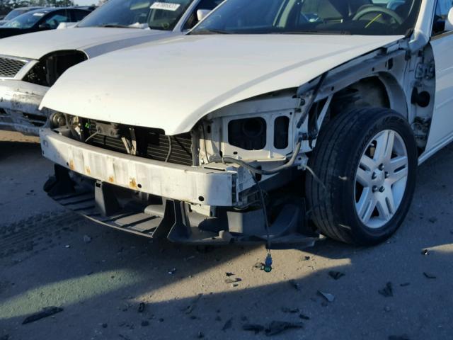 2G1WC581469384707 - 2006 CHEVROLET IMPALA LT WHITE photo 9