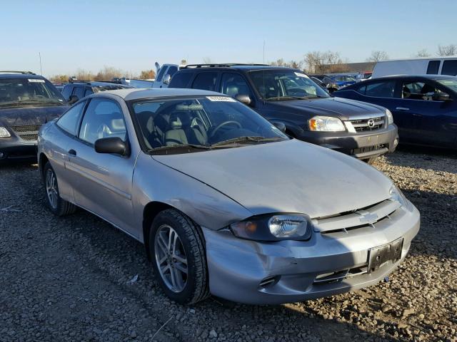 1G1JC12F337380801 - 2003 CHEVROLET CAVALIER SILVER photo 1