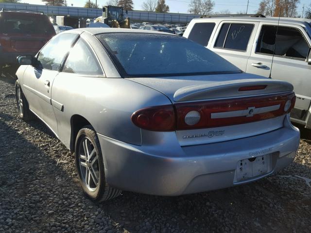 1G1JC12F337380801 - 2003 CHEVROLET CAVALIER SILVER photo 3