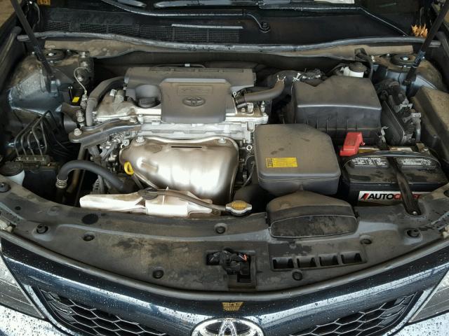 4T1BF1FK4CU190397 - 2012 TOYOTA CAMRY BASE GRAY photo 7