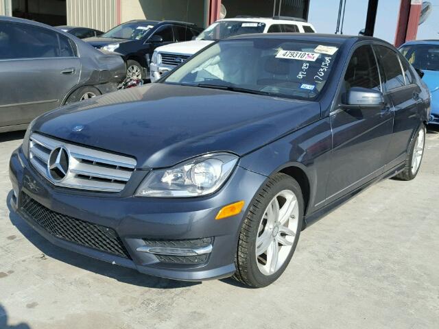 WDDGF4HB4DA850679 - 2013 MERCEDES-BENZ C 250 CHARCOAL photo 2