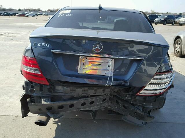 WDDGF4HB4DA850679 - 2013 MERCEDES-BENZ C 250 CHARCOAL photo 9