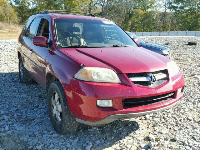 2HNYD18684H522893 - 2004 ACURA MDX TOURIN BURGUNDY photo 1