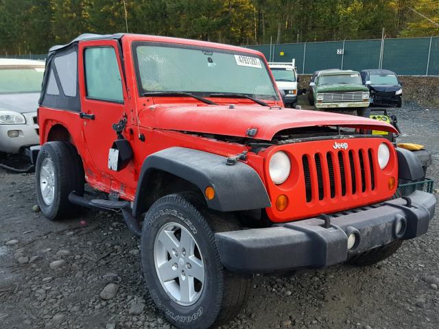 1C4AJWAG3DL678360 - 2013 JEEP WRANGLER S RED photo 1