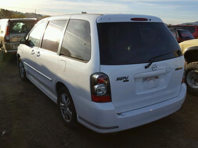 JM3LW28A260564737 - 2006 MAZDA MPV WAGON WHITE photo 3