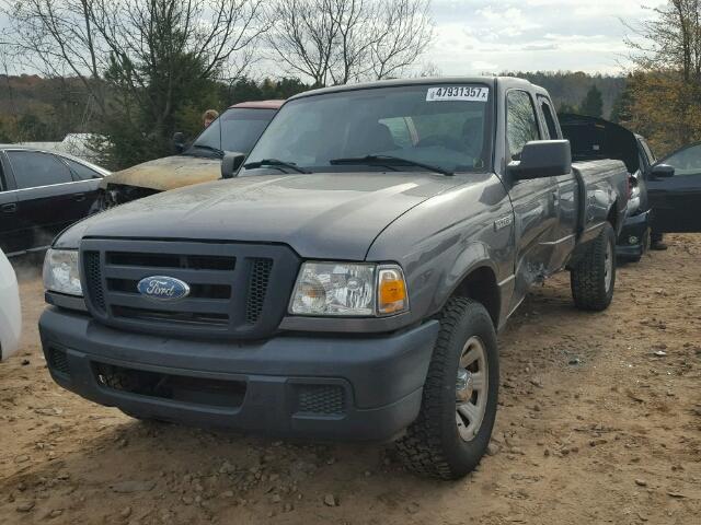 1FTYR44E07PA01057 - 2007 FORD RANGER SUP GRAY photo 2