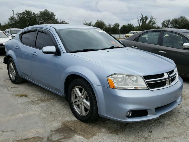 1C3CDZCB9DN636870 - 2013 DODGE AVENGER SX BLUE photo 1