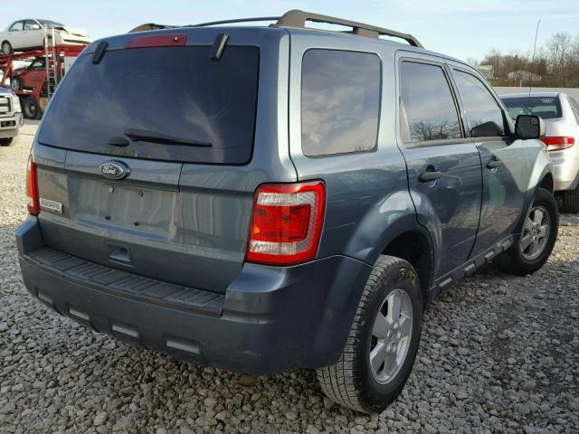 1FMCU0D75CKA28180 - 2012 FORD ESCAPE XLT BLUE photo 4