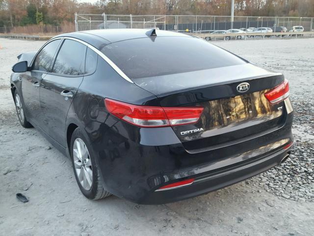 5XXGU4L3XGG095403 - 2016 KIA OPTIMA EX BLACK photo 3