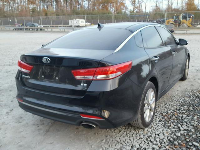 5XXGU4L3XGG095403 - 2016 KIA OPTIMA EX BLACK photo 4