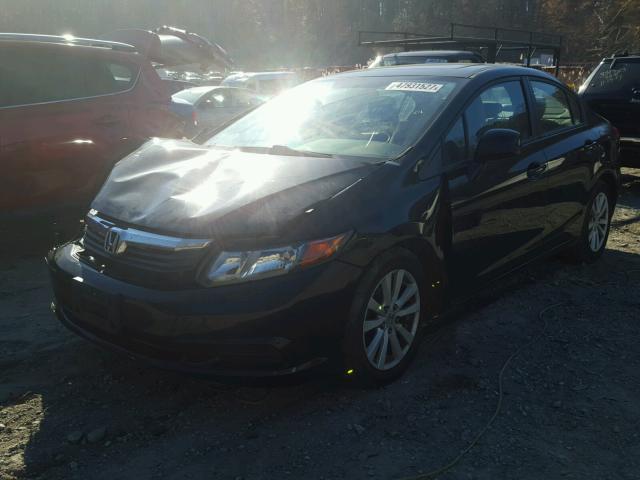 19XFB2F8XCE063308 - 2012 HONDA CIVIC EX შავი ფოტო 2