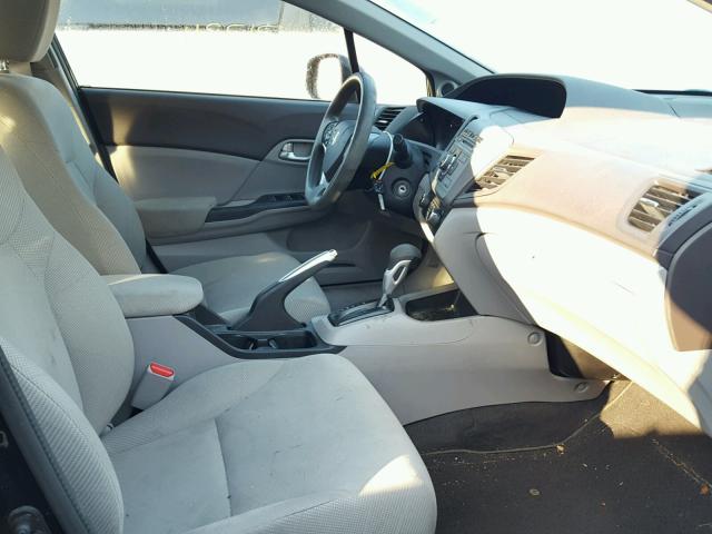 19XFB2F8XCE063308 - 2012 HONDA CIVIC EX შავი ფოტო 5