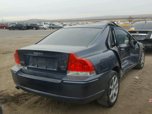 YV1RH592272630287 - 2007 VOLVO S60 2.5T BLUE photo 4