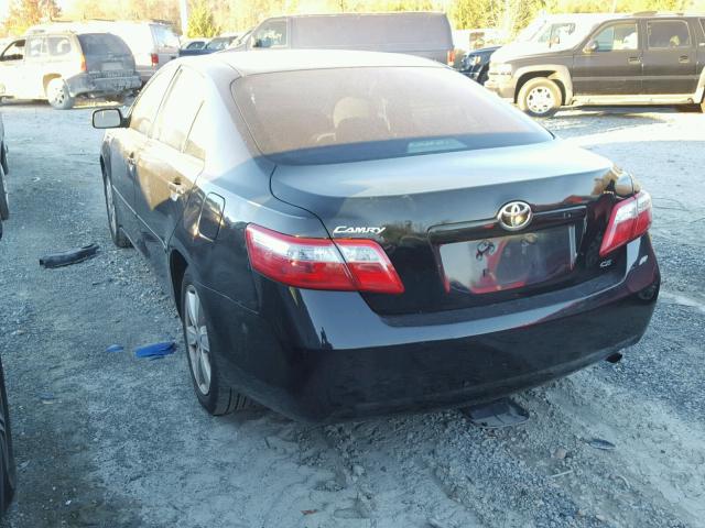 4T1BE46K97U621133 - 2007 TOYOTA CAMRY NEW BLACK photo 3