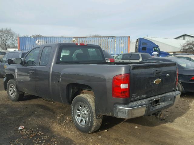 1GCRCPEX3BZ354395 - 2011 CHEVROLET SILVERADO GRAY photo 3