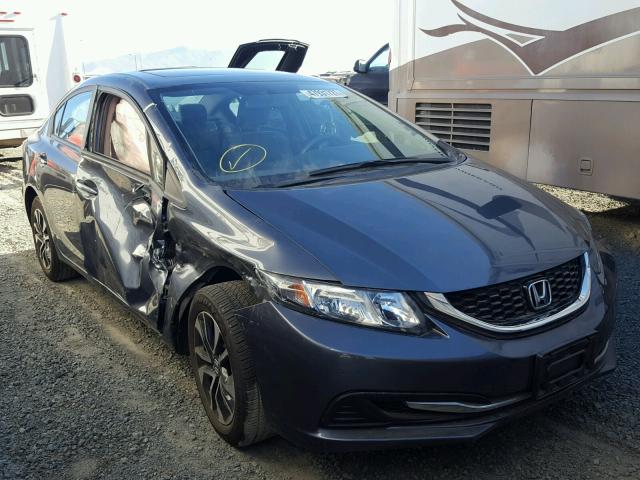 19XFB2F86DE267508 - 2013 HONDA CIVIC EX GRAY photo 1