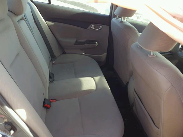 19XFB2F86DE267508 - 2013 HONDA CIVIC EX ნაცრისფერი ფოტო 6