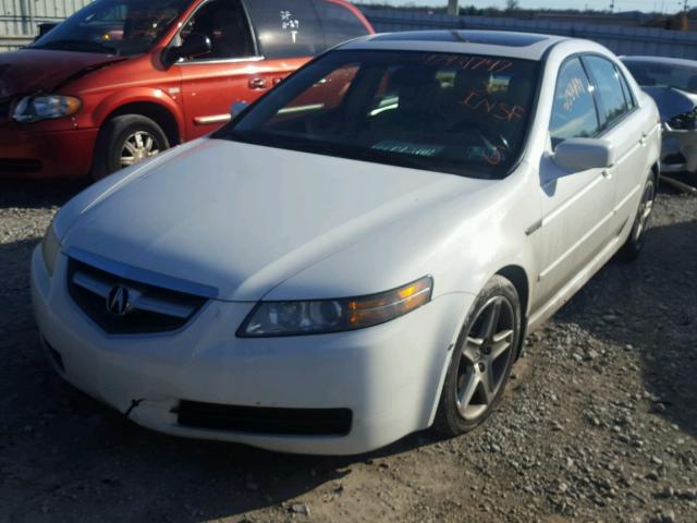 19UUA66225A004628 - 2005 ACURA TL WHITE photo 2