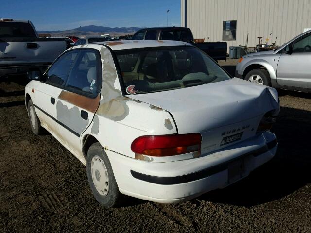 JF1GC2249RK534235 - 1994 SUBARU IMPREZA L WHITE photo 3