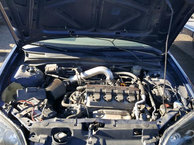 1HGEM22082L027873 - 2002 HONDA CIVIC EX BLUE photo 7