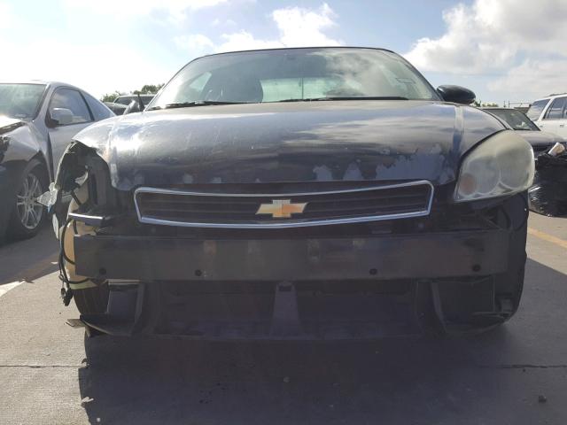 2G1WJ15K069163391 - 2006 CHEVROLET MONTE CARL BLACK photo 9