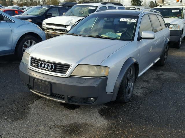 WAUYP64B61N110856 - 2001 AUDI ALLROAD SILVER photo 2