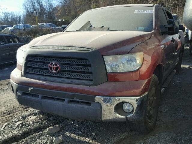 5TBDV54177S475471 - 2007 TOYOTA TUNDRA CRE RED photo 2