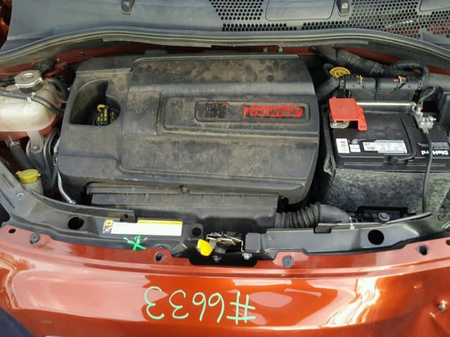 3C3CFFBR2CT287525 - 2012 FIAT 500 SPORT RED photo 7
