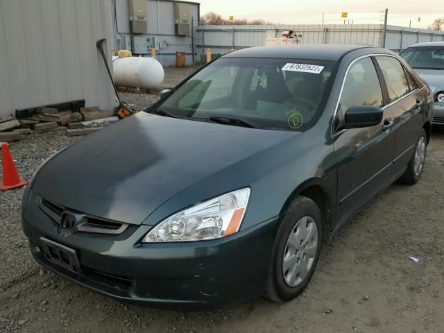 1HGCM56324A164447 - 2004 HONDA ACCORD LX GREEN photo 2