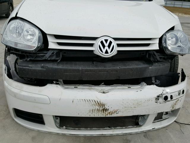 WVWDA71K68W264470 - 2008 VOLKSWAGEN RABBIT WHITE photo 9