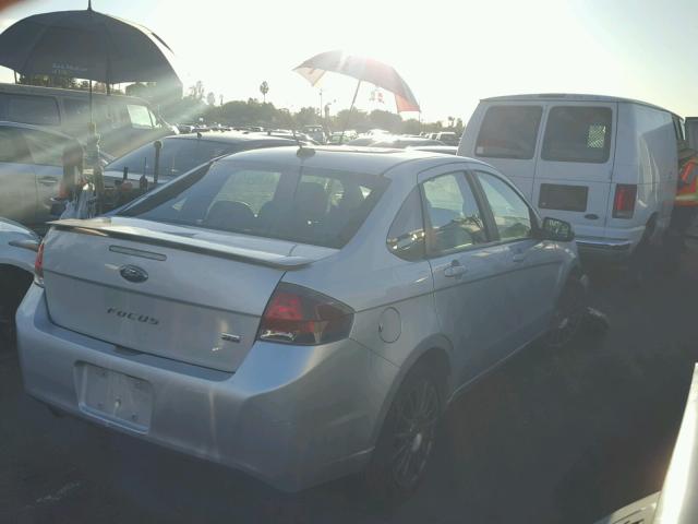 1FAHP3GN3BW114744 - 2011 FORD FOCUS SES SILVER photo 4