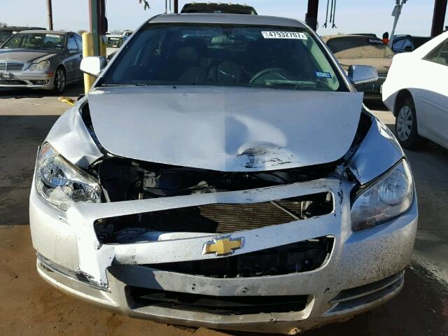 1G1ZC5EU6BF355903 - 2011 CHEVROLET MALIBU 1LT ნაცრისფერი ფოტო 9