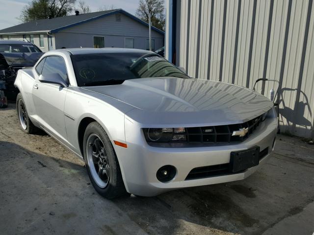 2G1FE1E33C9147999 - 2012 CHEVROLET CAMARO LS SILVER photo 1