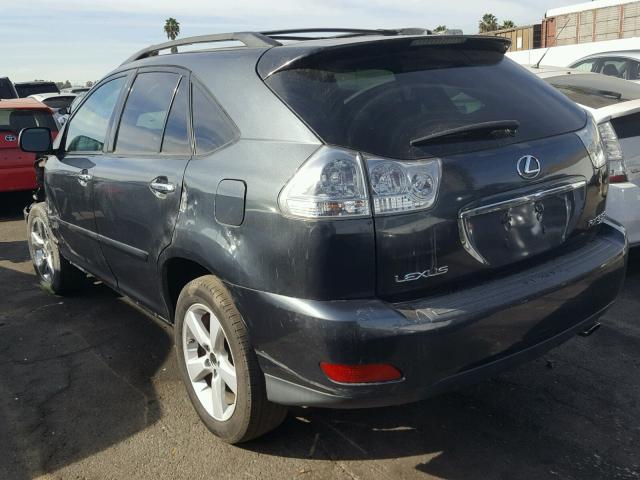 2T2GK31U88C051335 - 2008 LEXUS RX 350 CHARCOAL photo 3