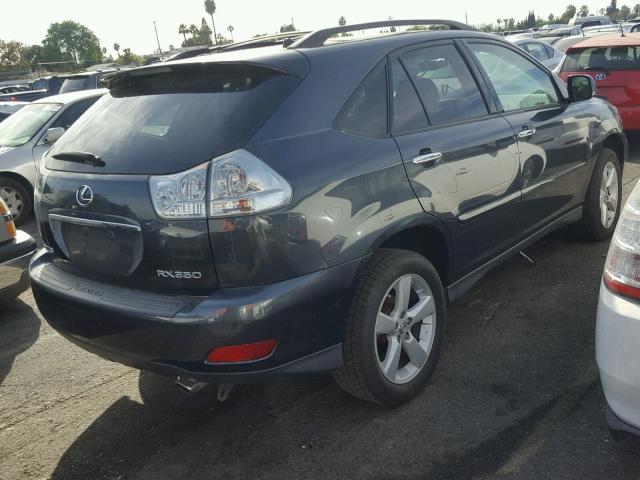 2T2GK31U88C051335 - 2008 LEXUS RX 350 CHARCOAL photo 4