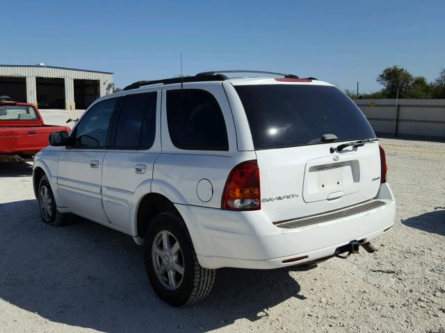 1GHDS13S522174405 - 2002 OLDSMOBILE BRAVADA WHITE photo 3