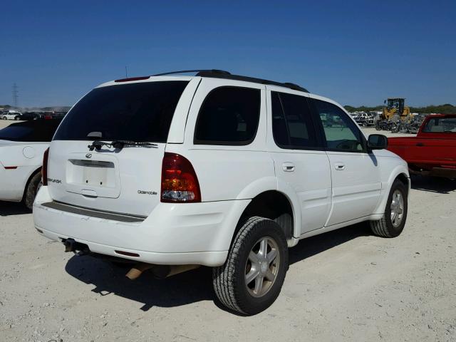 1GHDS13S522174405 - 2002 OLDSMOBILE BRAVADA WHITE photo 4