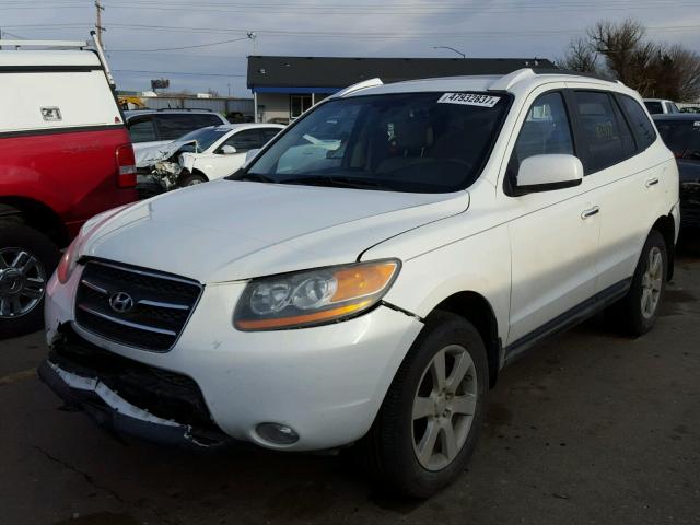 5NMSH73E08H142894 - 2008 HYUNDAI SANTA FE S WHITE photo 2