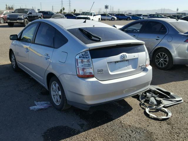 JTDKB20U263163368 - 2006 TOYOTA PRIUS SILVER photo 3