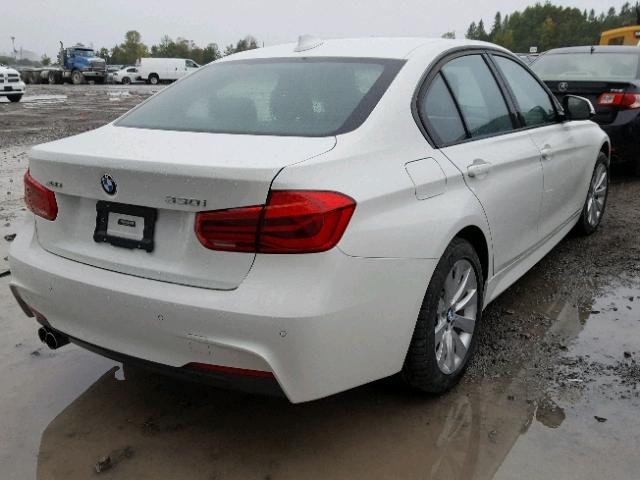 WBA8D9C50JA012676 - 2018 BMW 330 XI WHITE photo 4