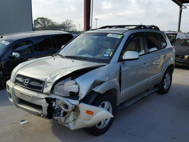 KM8JN12DX7U491686 - 2007 HYUNDAI TUCSON SE BEIGE photo 2