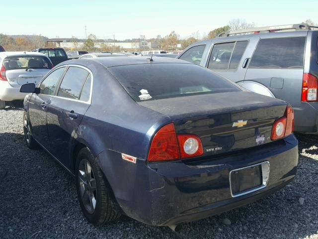 1G1ZH57B794172030 - 2009 CHEVROLET MALIBU 1LT BLUE photo 3