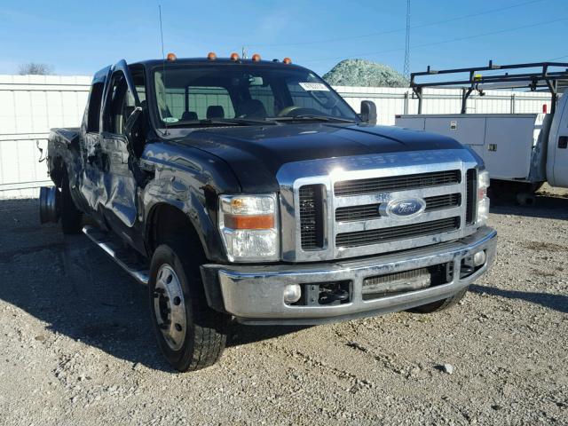 1FTXW43R18EB40121 - 2008 FORD F450 SUPER BLACK photo 1